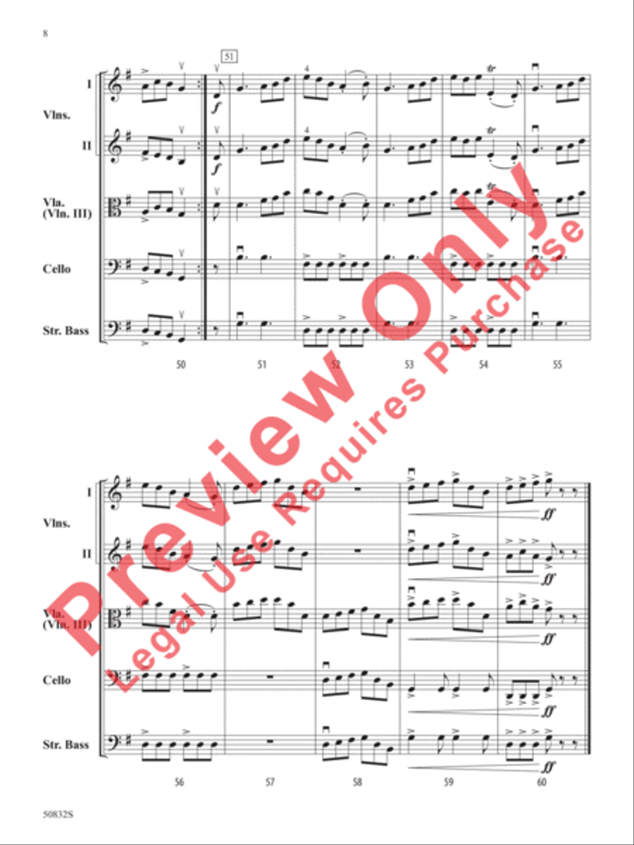 Emerald Spring Emerald Spring String Orchestra scores gallery preview page 9
