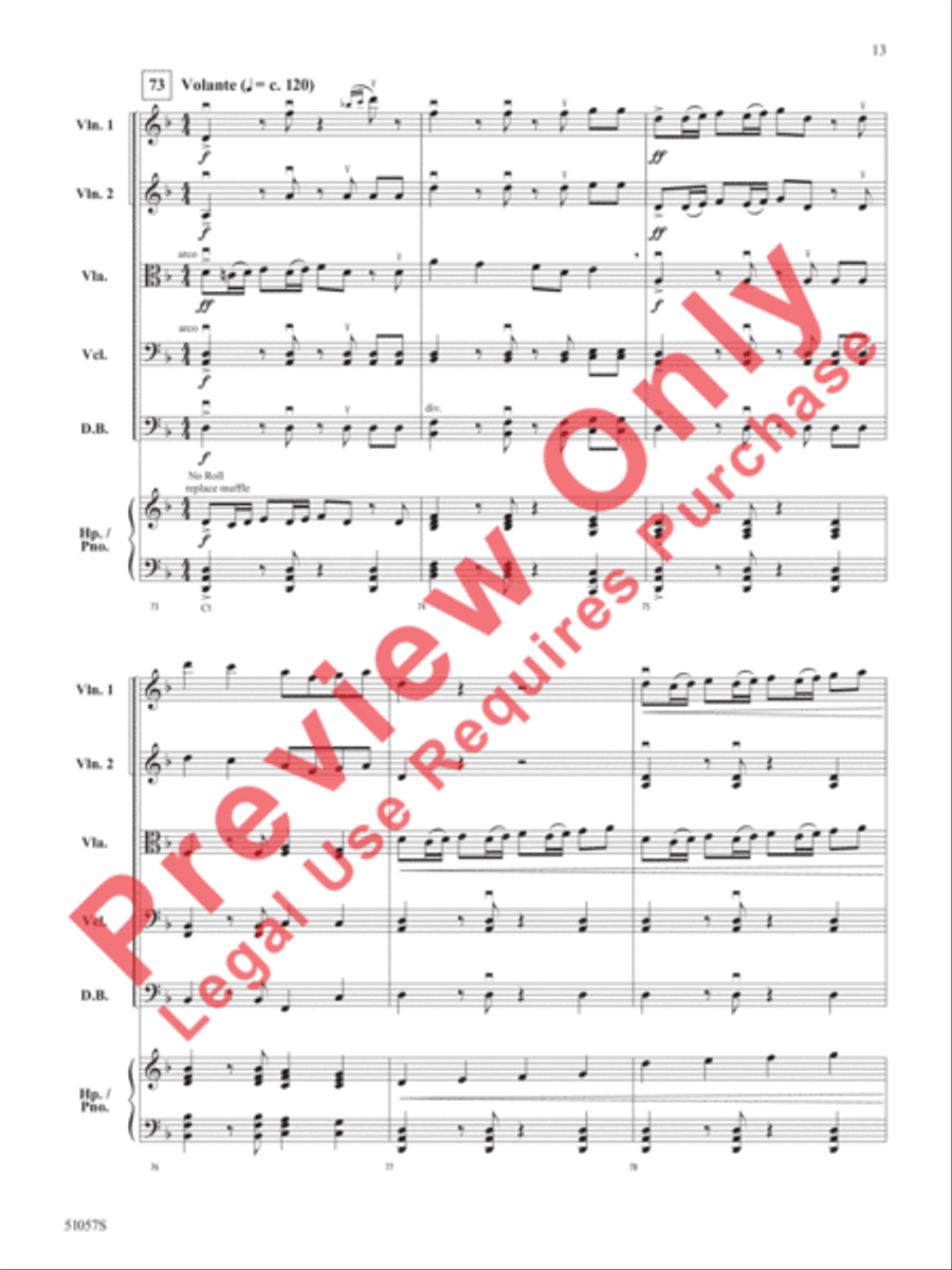 Alis Volat Propriis Alis Volat Propriis String Orchestra scores gallery preview page 14