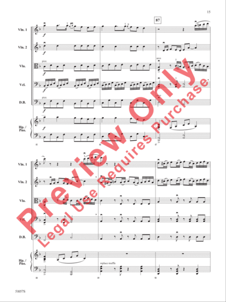 Alis Volat Propriis Alis Volat Propriis String Orchestra scores gallery preview page 16