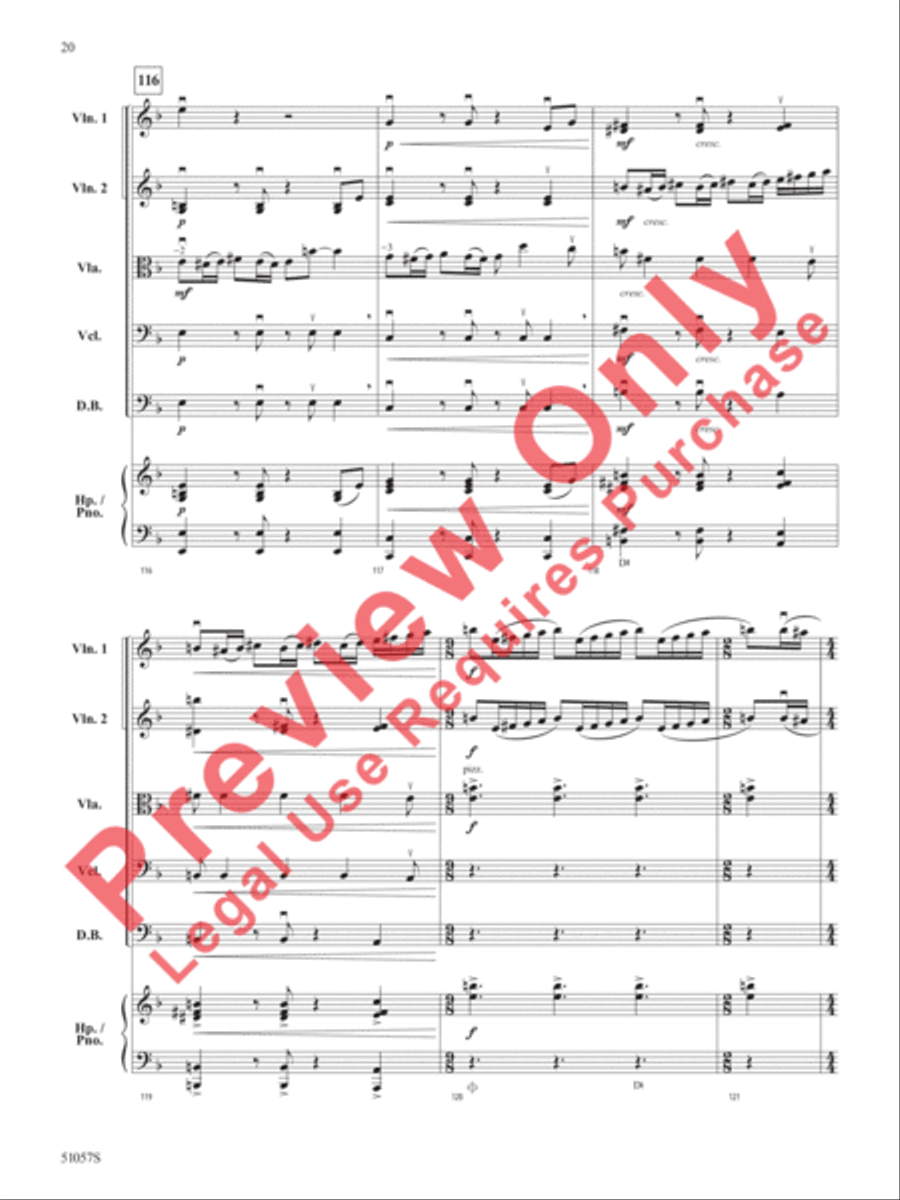 Alis Volat Propriis Alis Volat Propriis String Orchestra scores gallery preview page 21