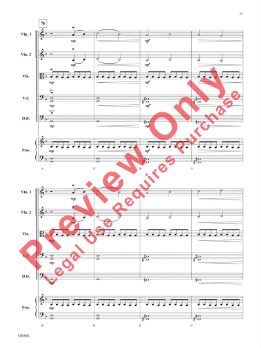 Into the Shadows Into the Shadows String Orchestra scores gallery preview page 12