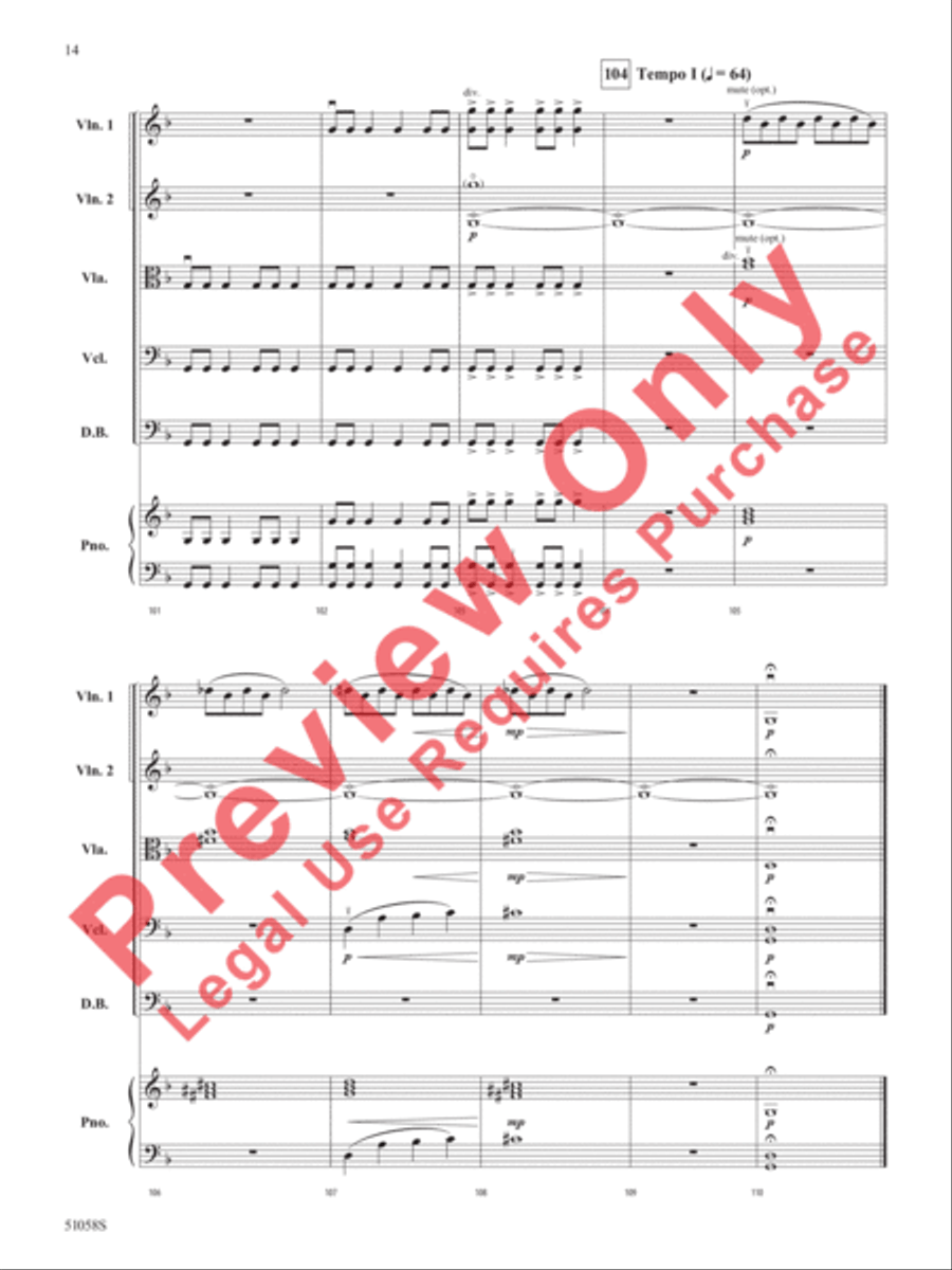 Into the Shadows Into the Shadows String Orchestra scores gallery preview page 15