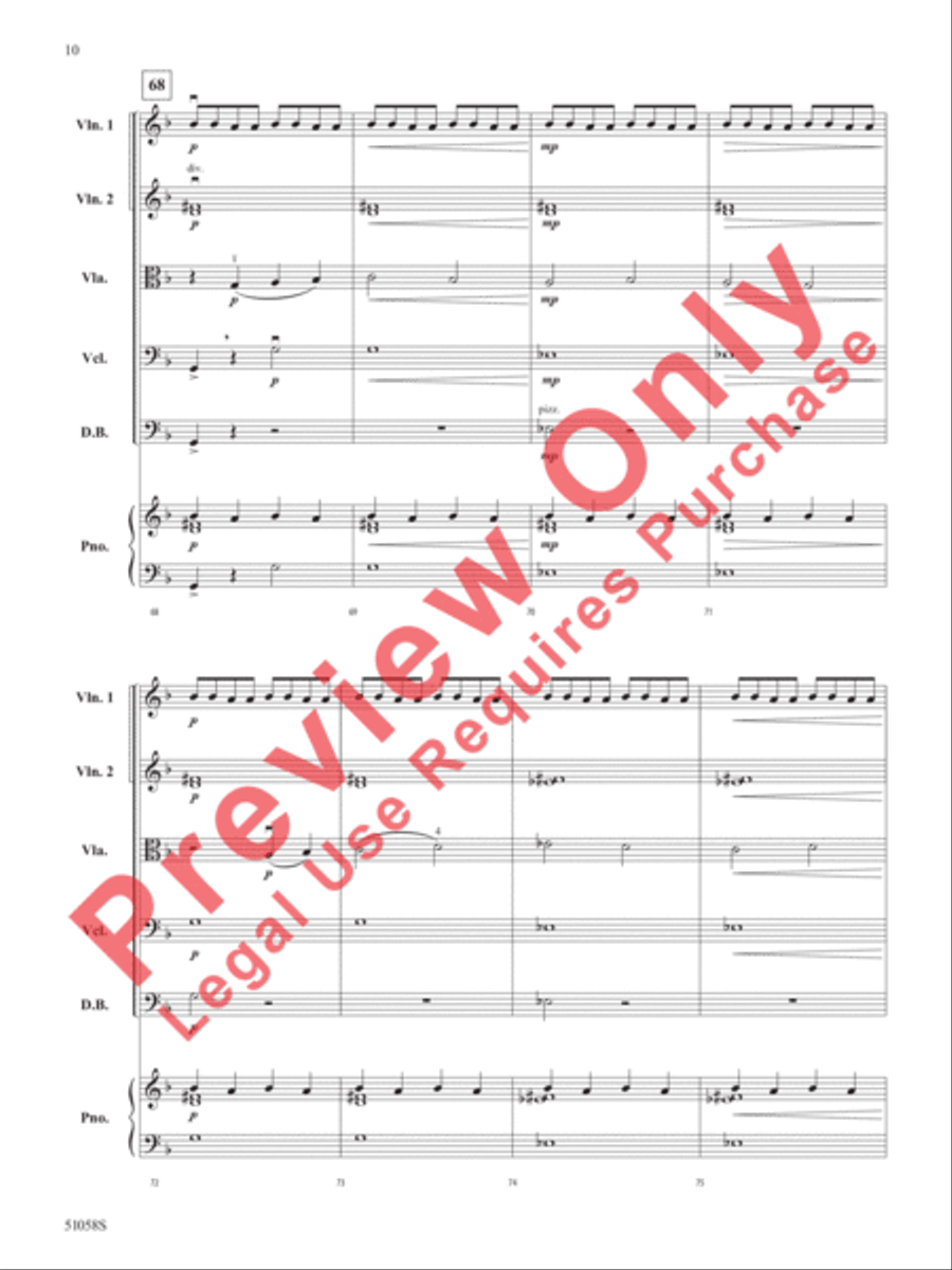 Into the Shadows Into the Shadows String Orchestra scores gallery preview page 11