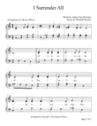 I Surrender All (Two Octave, Early-Intermediate Piano Solo) mini preview