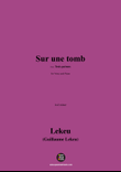 Lekeu-Sur une tombe,in d minor