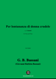 G. B. Bassani-Per lontananza di donna crudele,in d minor