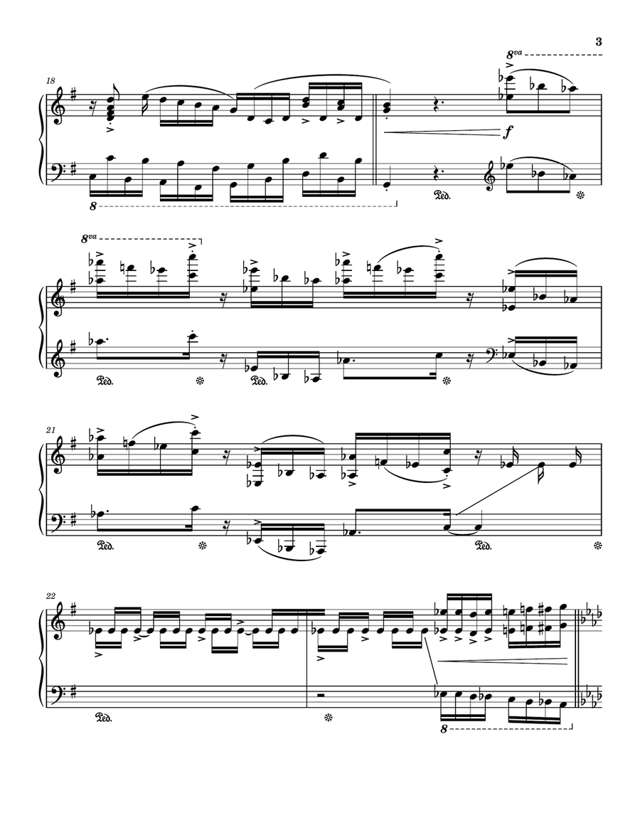 La Cucaracha Boogie Piano Solo scores gallery preview page 3