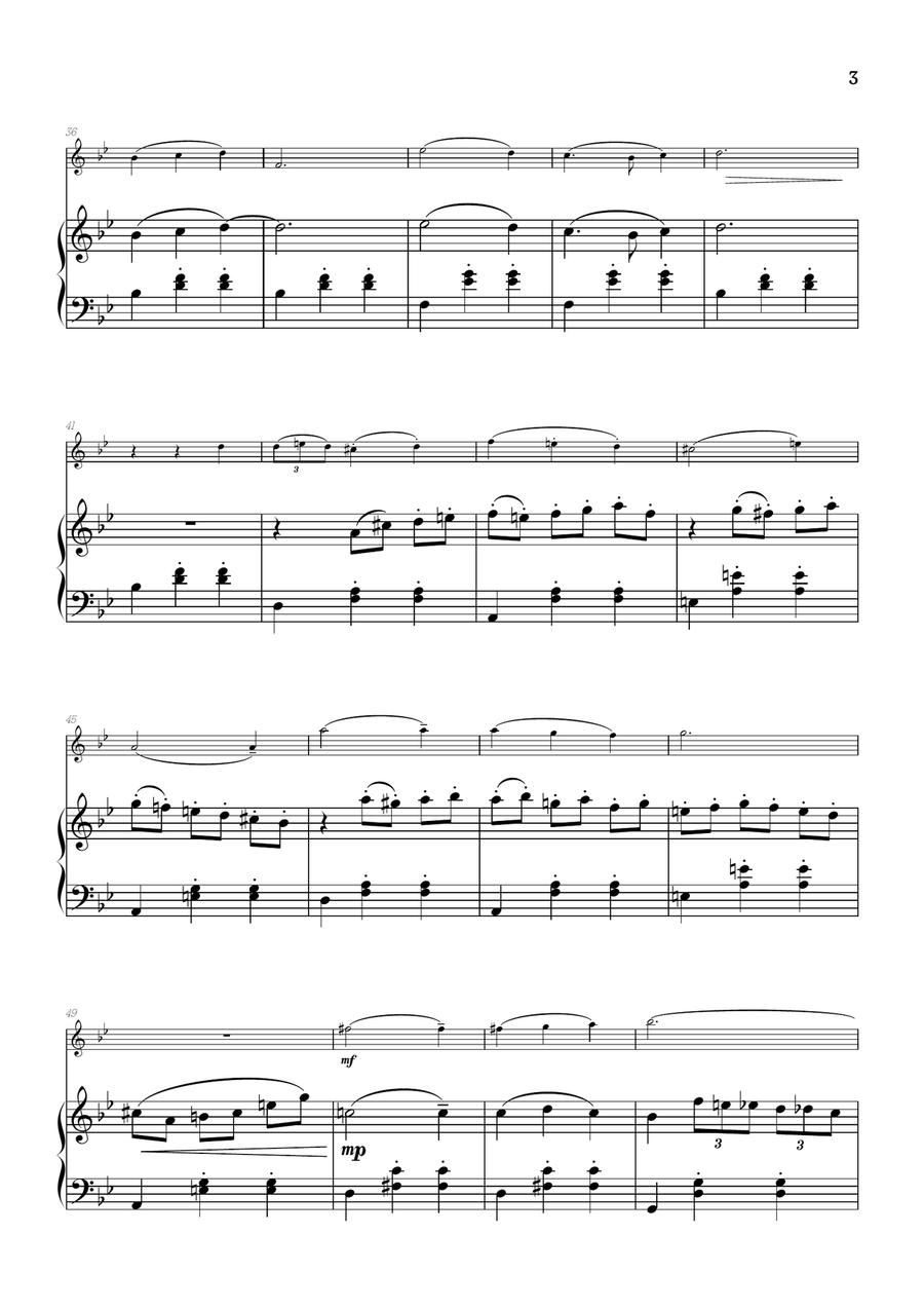 Merry-Go-Round Of Life Piano scores gallery preview page 3