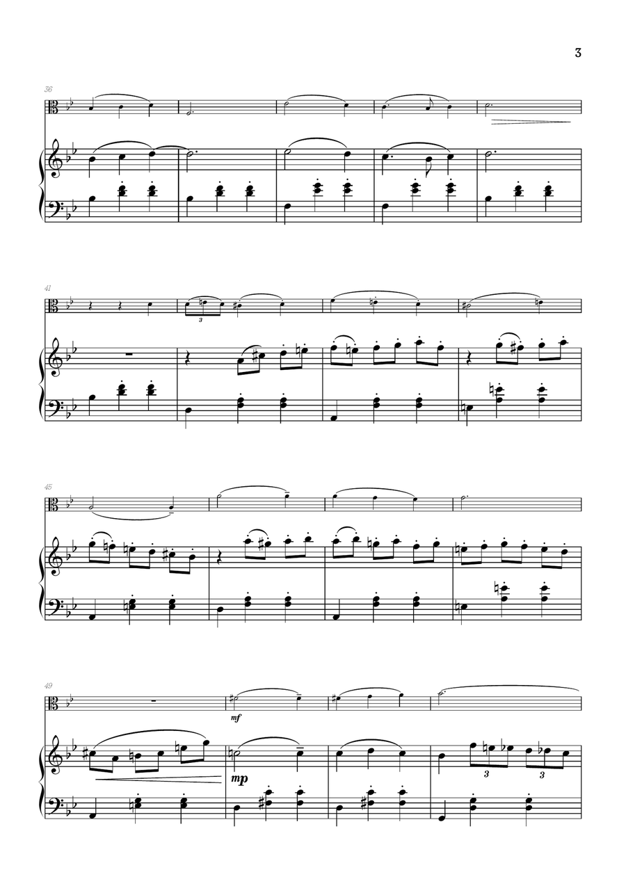 Merry-Go-Round Of Life Viola scores gallery preview page 3