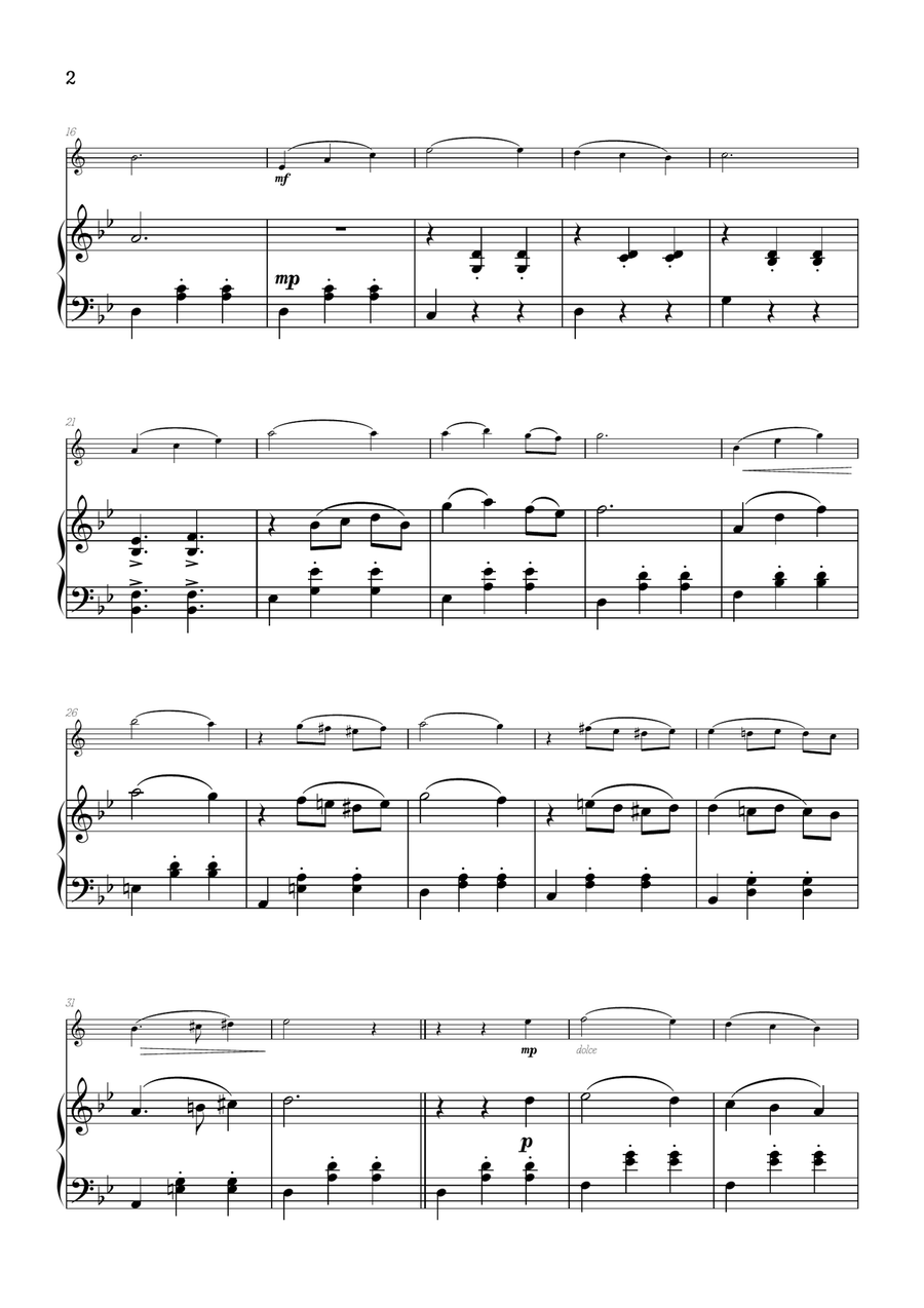 Merry-Go-Round Of Life B-Flat Clarinet scores gallery preview page 2