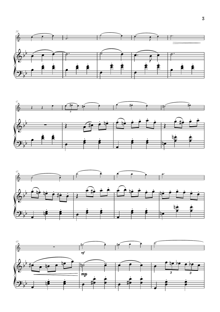 Merry-Go-Round Of Life B-Flat Clarinet scores gallery preview page 3