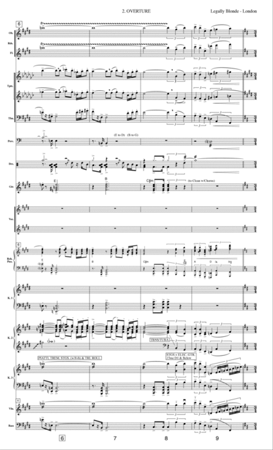 Legally Blonde - Score Only Full Orchestra scores gallery preview page 2