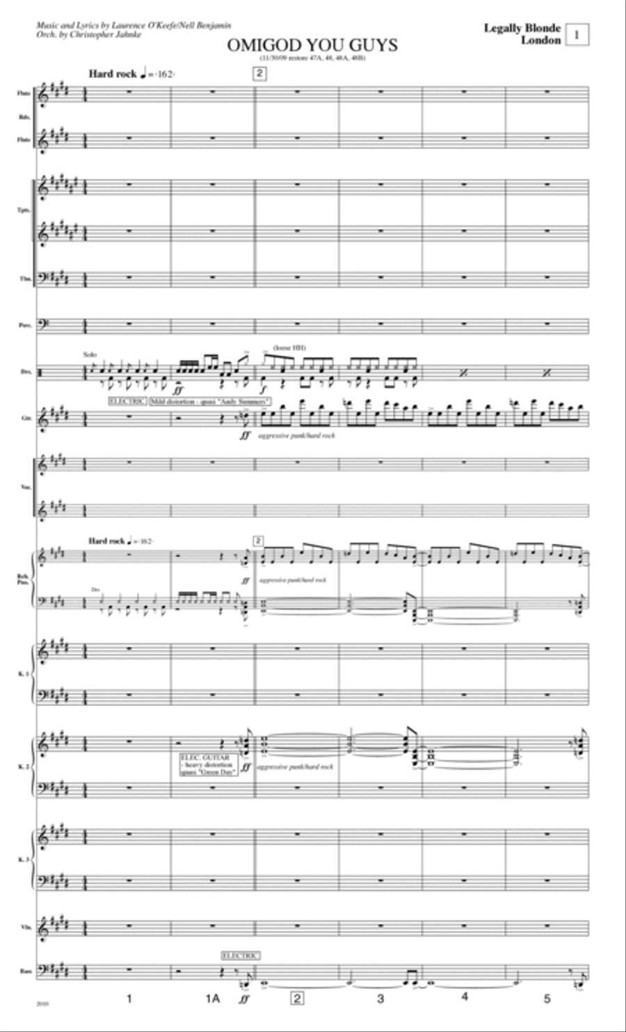 Legally Blonde - Score Only Full Orchestra scores gallery preview page 6