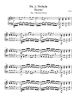Prelude in C major op. 1 no. 1