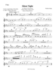 Silent Night flute part