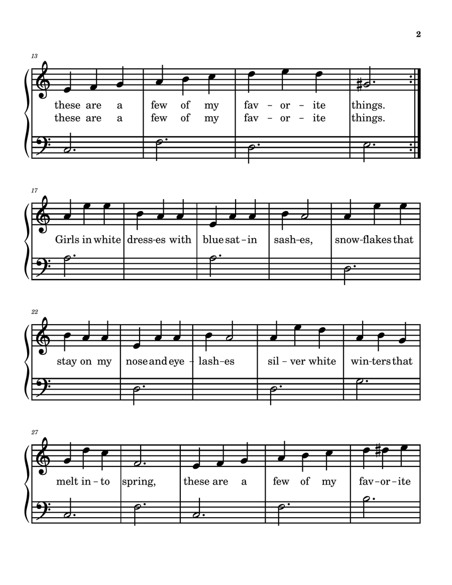 My Favorite Things My Favorite Things Piano Method scores gallery preview page 2