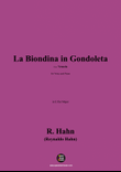 R. Hahn-La Biondina in Gondoleta,in E flat Major mini preview