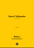 Halévy-Sisca l'Albanaise,in A Major