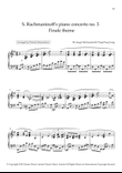Piano Concerto No. 3 In Solo Version