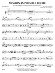 Mission: Impossible Theme (arr. Calvin Custer) - Bb Clarinet 2