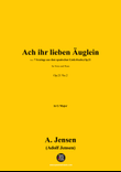 A. Jensen-Ach ihr lieben Äuglein,in G Major,Op.21 No.2