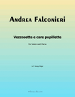 Vezzosette e care pupillette, by Andrea Falconieri, in F sharp Major