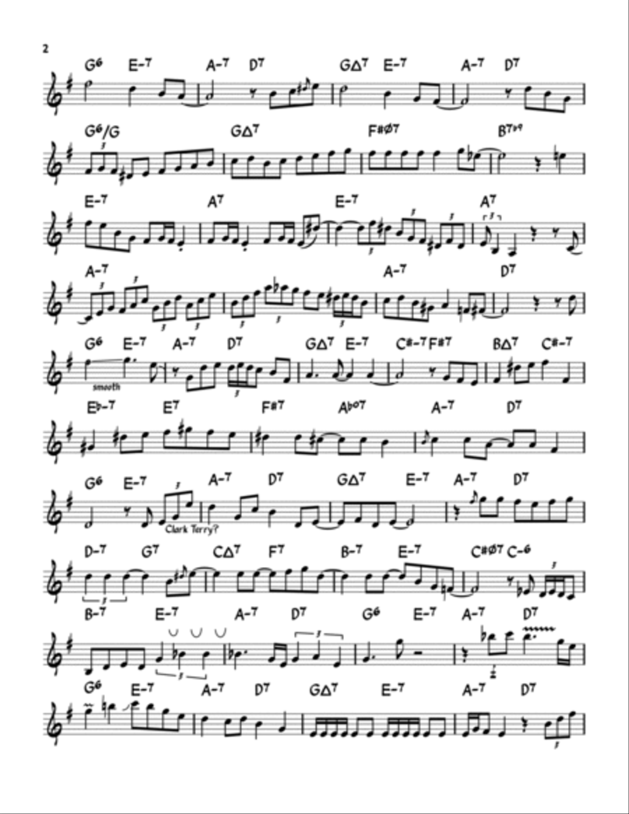 I'm Old Fashioned B-Flat Trumpet scores gallery preview page 2