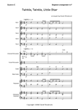 Twinkle, Twinkle, Little Star - in F for flexible ensemble