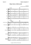 Mary Had a Little Lamb - in F arranged for flexible ensemble