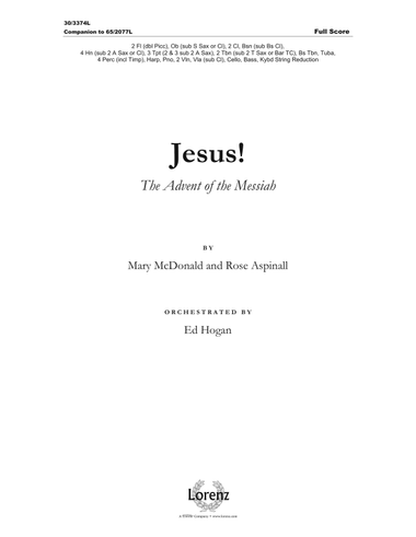 Jesus! - Full Score
