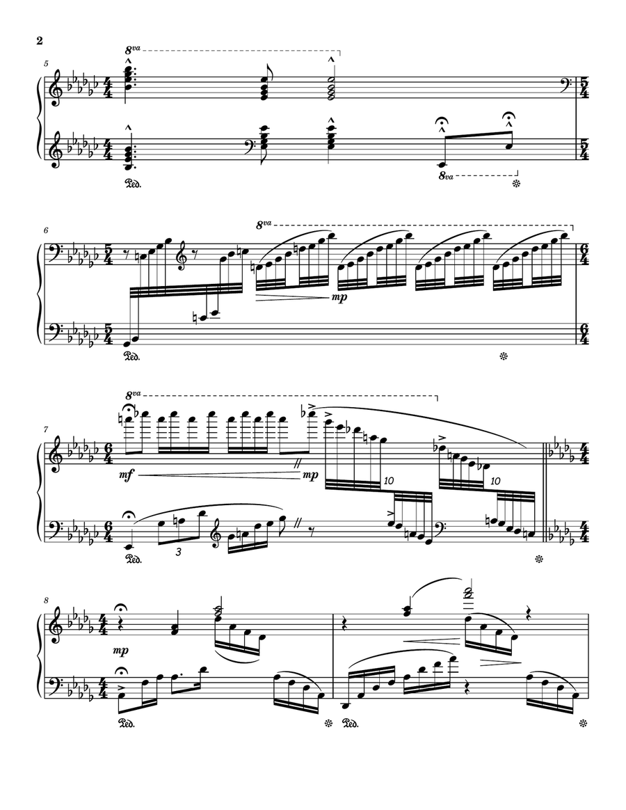 Warsaw Concerto Piano Solo scores gallery preview page 2