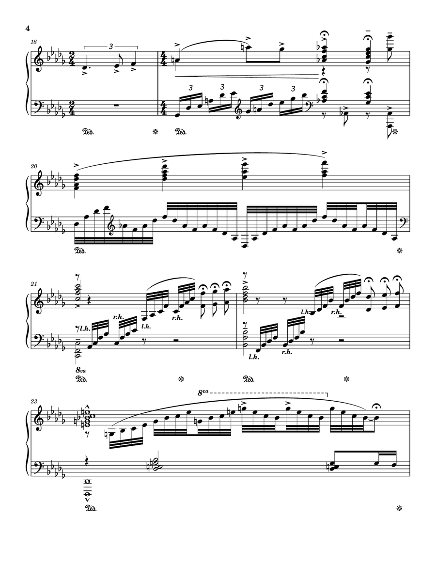 Warsaw Concerto Piano Solo scores gallery preview page 4