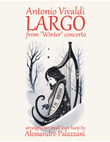 Largo from Winter concerto - for small lever harp