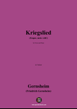 Gernsheim-Kriegslied(Empor,mein volk!),in f minor