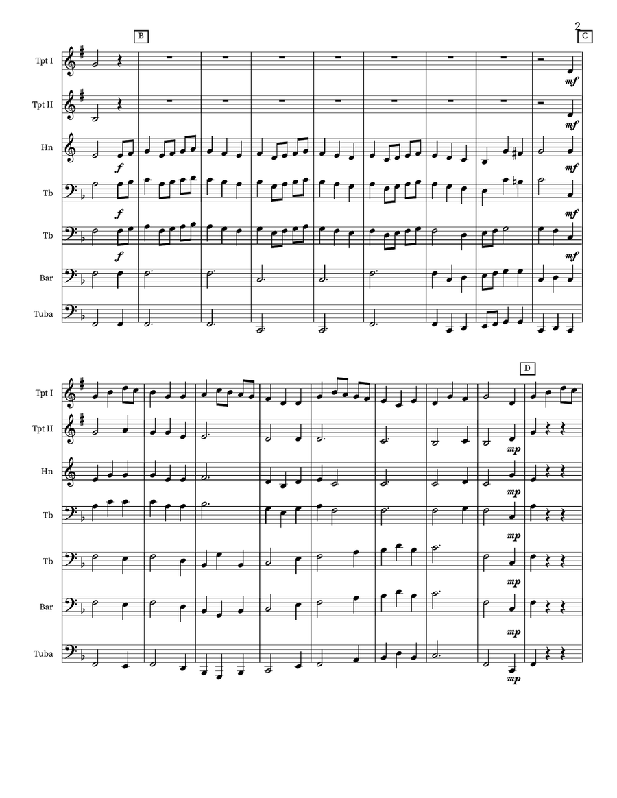 The Ash Grove The Ash Grove Brass Quintet scores gallery preview page 2