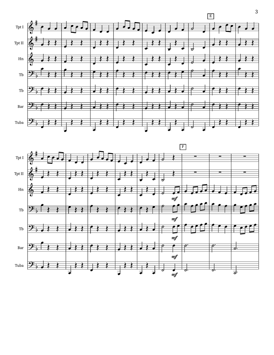 The Ash Grove The Ash Grove Brass Quintet scores gallery preview page 3