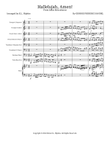 Hallelujah, Amen! from Judas Maccabaeus for flexible brass quartet (or more) and piano