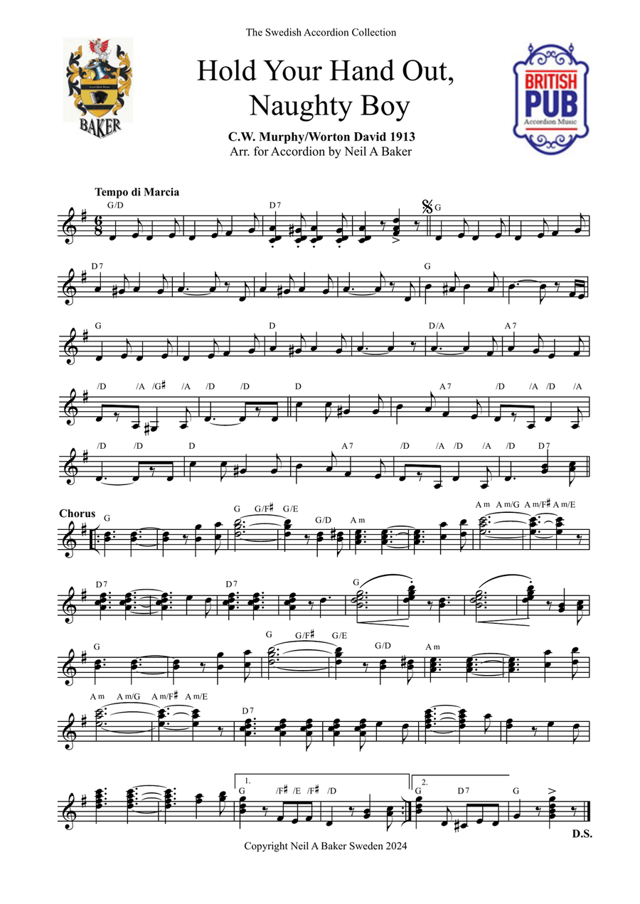British Pub Accordion Music Book 2 Accordion scores gallery preview page 4