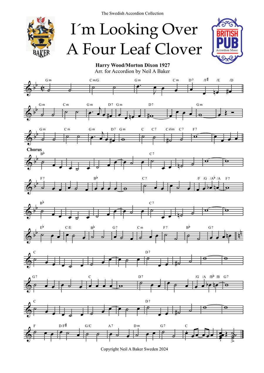 British Pub Accordion Music Book 2 Accordion scores gallery preview page 5