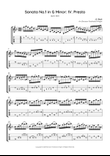 Sonata No. 1 in G Minor: IV. Presto BWV 1001
