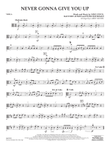 Never Gonna Give You Up (arr. Larry Moore) - Viola