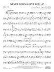 Never Gonna Give You Up (arr. Larry Moore) - String Bass