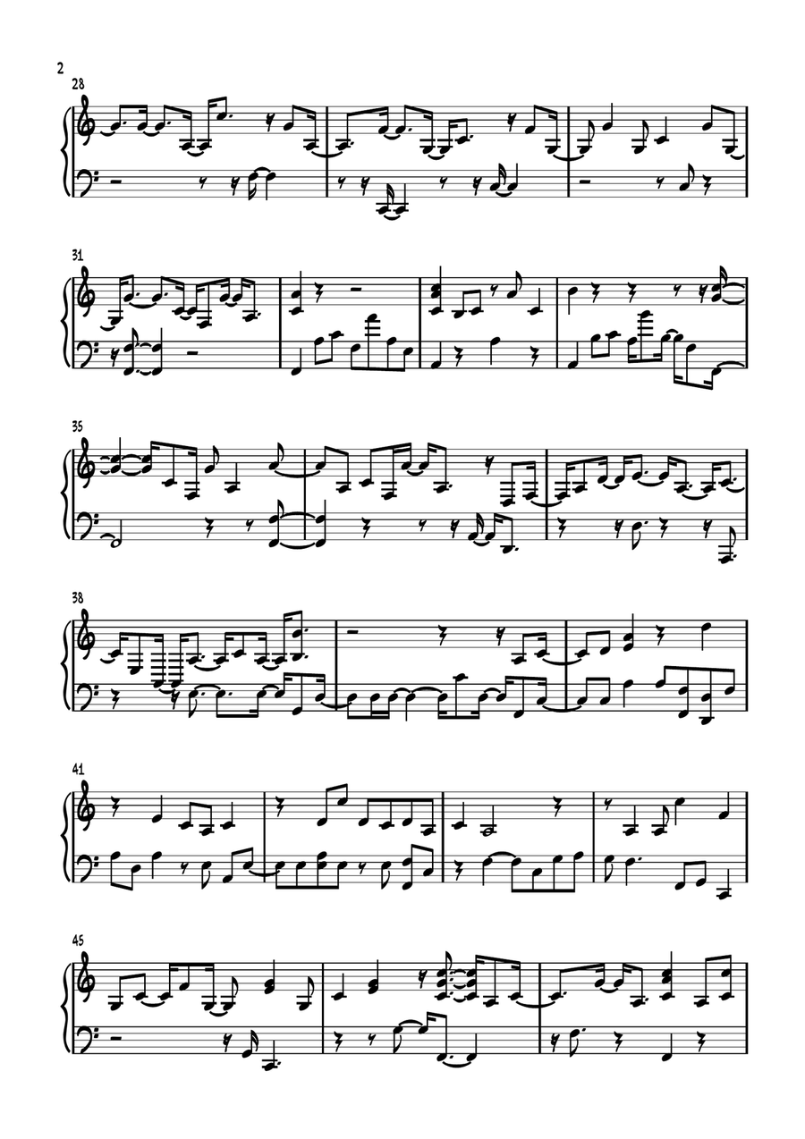 It Never Went Away It Never Went Away Piano Solo scores gallery preview page 2