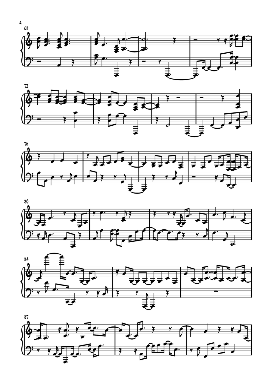 It Never Went Away It Never Went Away Piano Solo scores gallery preview page 4