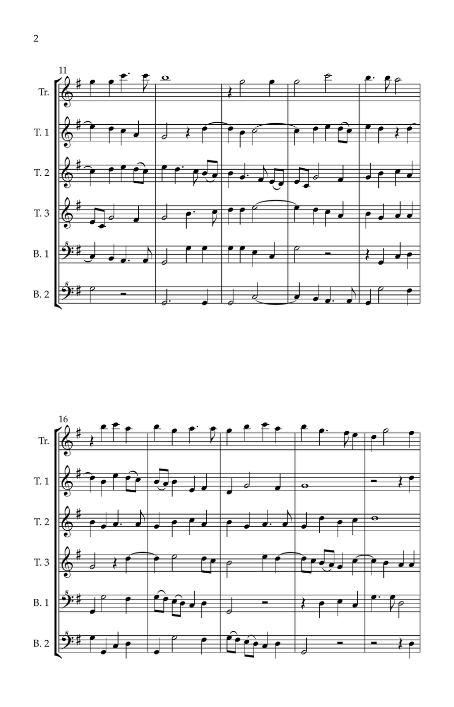 Missa Papae Marcelli (Kyrie & Agnus Dei 1) for recorder ensemble Tenor Recorder scores gallery preview page 4