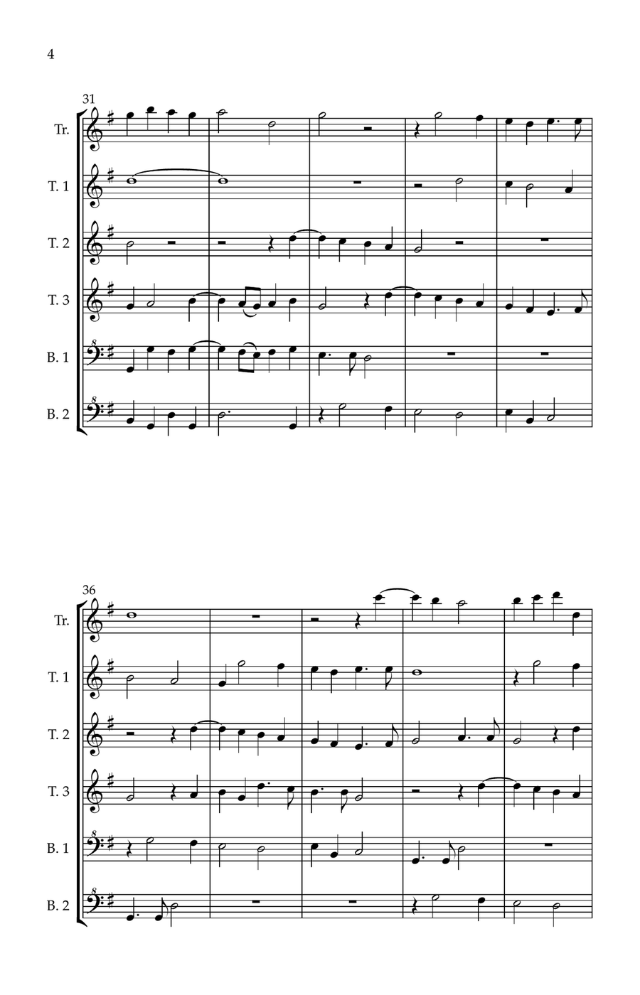 Missa Papae Marcelli (Kyrie & Agnus Dei 1) for recorder ensemble Tenor Recorder scores gallery preview page 6