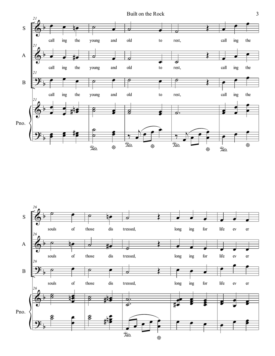 Built on the Rock 3-Part scores gallery preview page 3