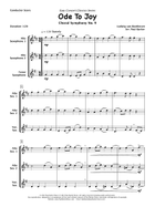 Easy Concert Classics - Saxophone Trios Book 1 Woodwind Trio scores gallery preview page 3