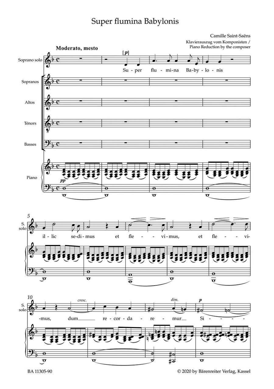 Super flumina Babylonis Super flumina Babylonis Mixed Choir scores gallery preview page 2