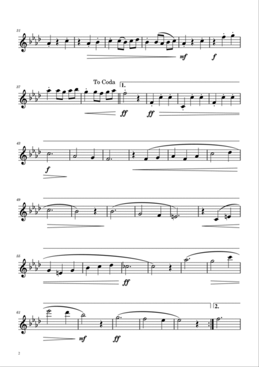 Dmitri Shostakovich - Second Waltz - English Horn solo English Horn scores gallery preview page 2